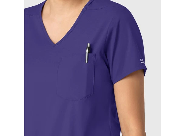 Boundless Dametunika med kurvet V-hals Grape L 