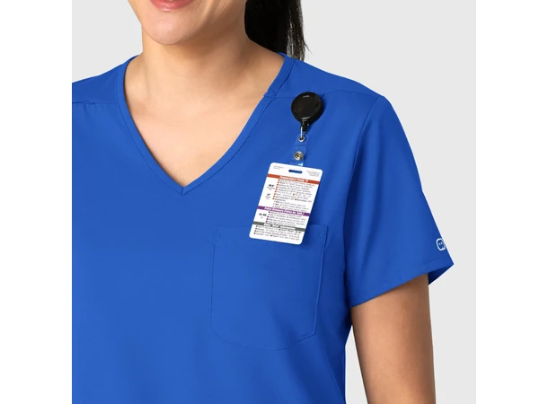 Boundless Dametunika med kurvet V-hals Royal 3XL 