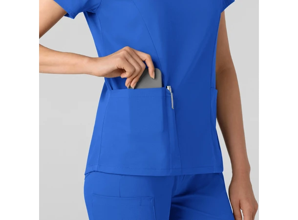 Boundless Dametunika med kurvet V-hals Royal 3XL 