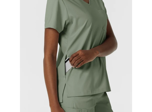 Boundless Dametunika med kurvet V-hals Sage 3XL 