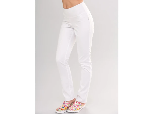 Damejeans med stretch White S 