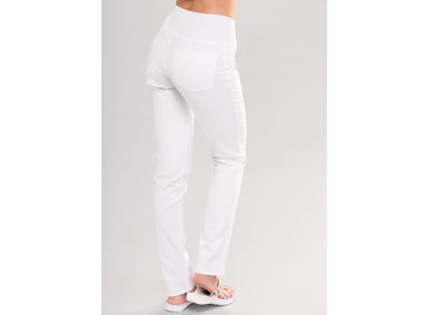 Damejeans med stretch White S 