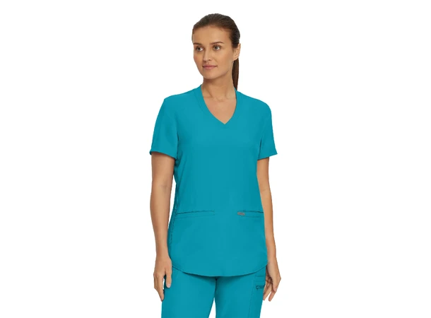 Forward Dametunika med buet V-hals Teal M 