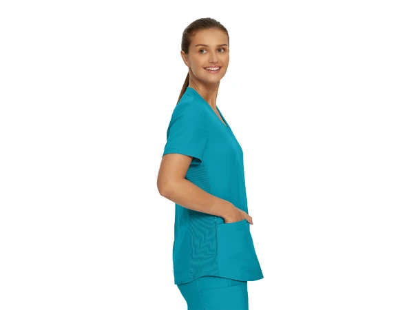 Forward Dametunika med buet V-hals Teal M 