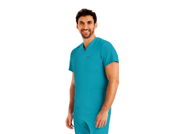 Forward Herretunika med V-hals Teal S 