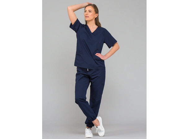 KIM Dametunika med V-hals Ink Blue XS 