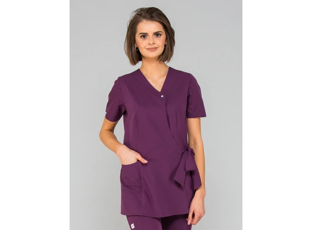 LIV Dametunika med snøring i livet Plum S 