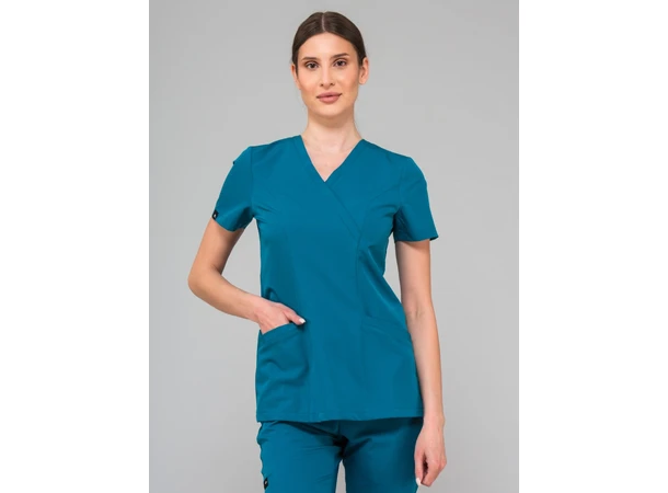 MIA Dametunika med Y-hals Sea Blue S 