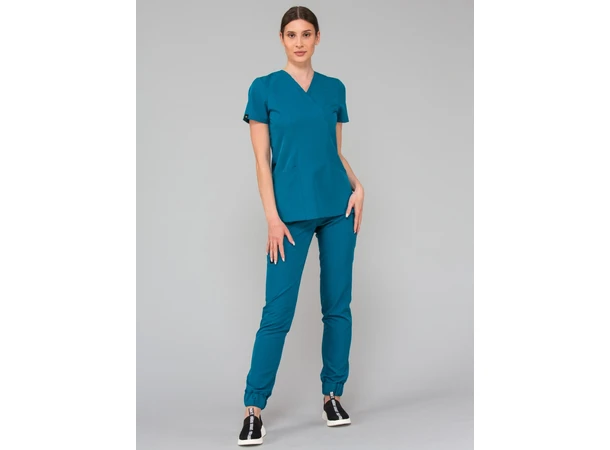 MIA Dametunika med Y-hals Sea Blue S 