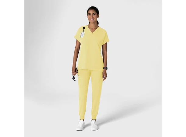 Nova Damebukse med strikk i livet Sunshine Yellow S 