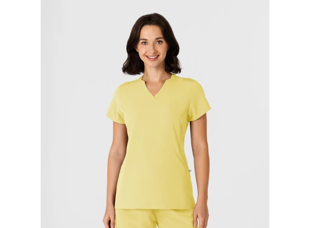 Nova Dametunika med V-hals Sunshine Yellow 3XL 