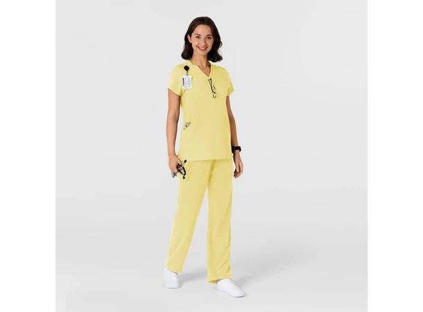 Nova Dametunika med V-hals Sunshine Yellow 3XL 