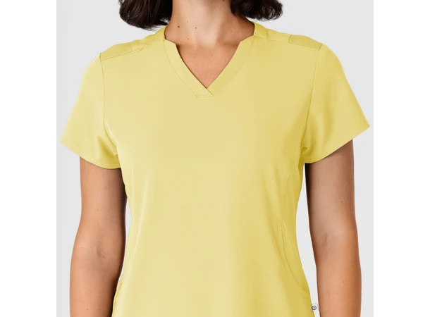 Nova Dametunika med V-hals Sunshine Yellow 3XL 