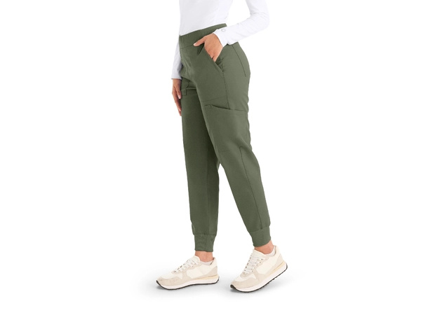 ProFlex Damebukse med strikk i ben Olive Moss XS 