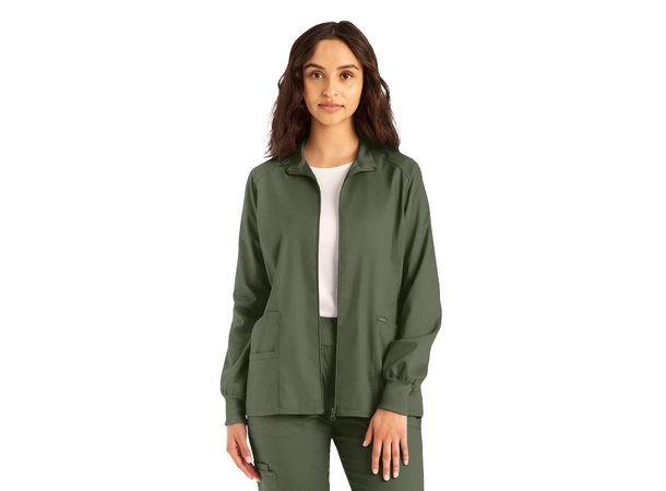 ProFlex Damejakke med tre lommer Olive Moss 3XL 