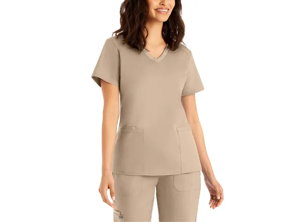 ProFlex Dametunika med tre lommer Sandstone XS 