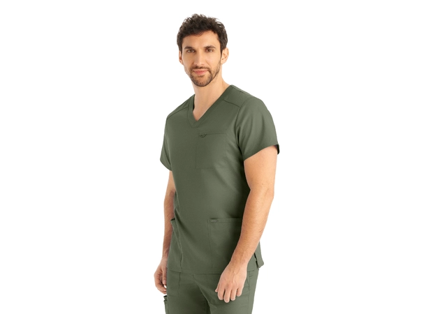 ProFlex Herretunika med fire lommer Olive Moss 3XL 