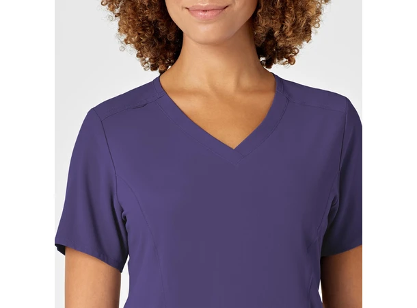 Renew Dametunika med V-hals og sidelomme Grape L 
