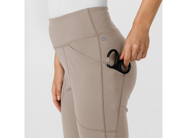 Renew Knit Yogabukse med strikk i livet Haze XS 