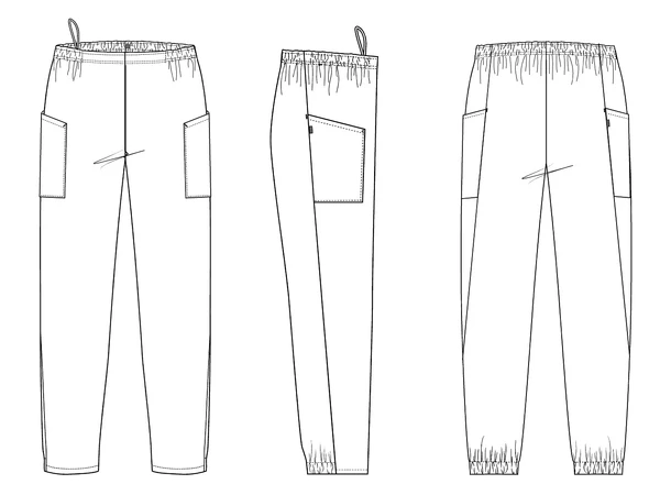 Standard Helsebukse Marine Blå M 