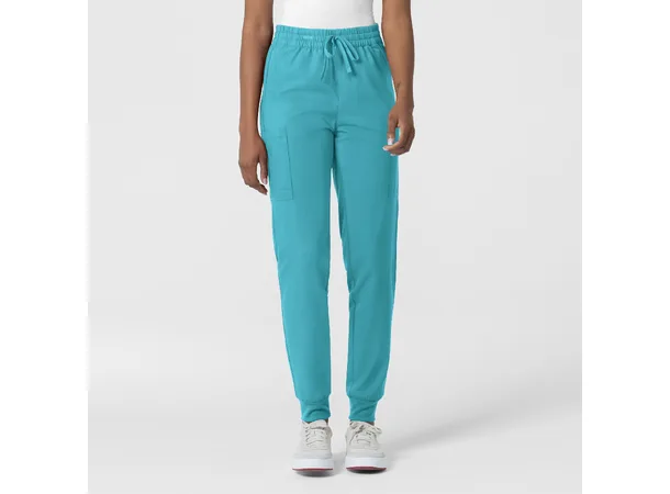 Thrive Damebukse med strikk i ben Teal Blue L 