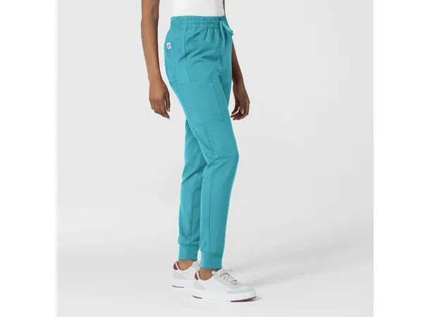 Thrive Damebukse med strikk i ben Teal Blue L 