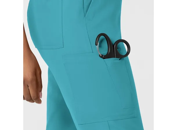 Thrive Damebukse med strikk i ben Teal Blue L 