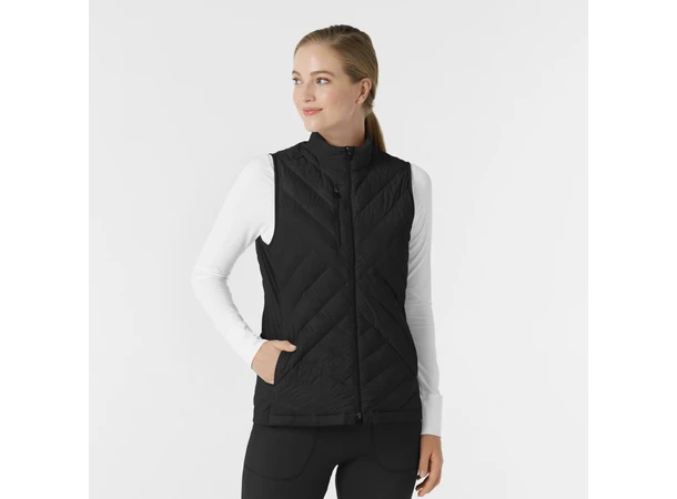 Tynn dunvest for dame Black 3XL 