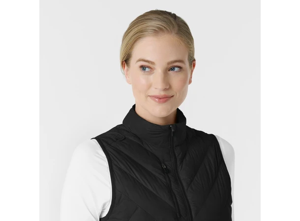 Tynn dunvest for dame Black 3XL 
