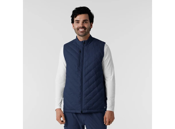 Tynn dunvest for herre Navy XXL 