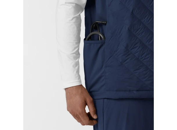 Tynn dunvest for herre Navy XXL 