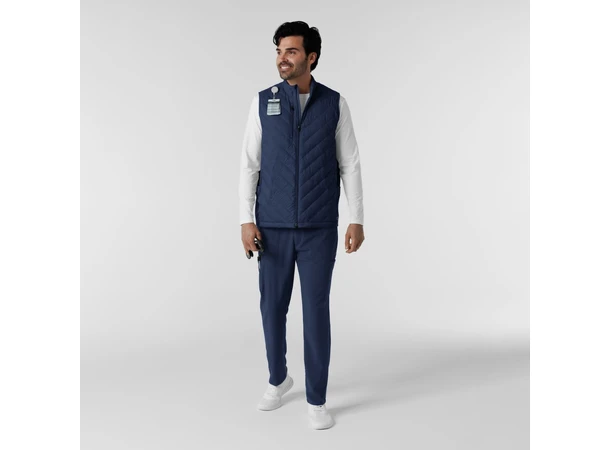 Tynn dunvest for herre Navy XXL 