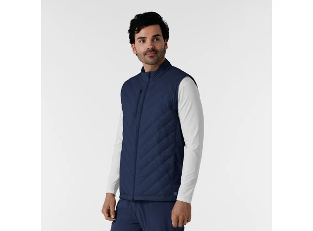 Tynn dunvest for herre Navy XXL 
