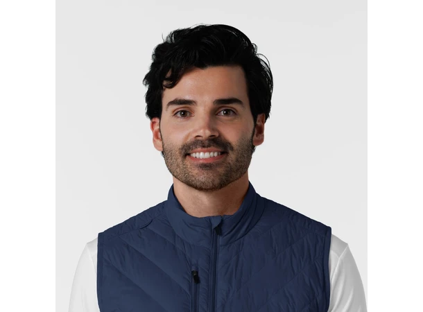 Tynn dunvest for herre Navy XXL 