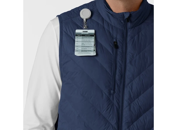 Tynn dunvest for herre Navy XXL 