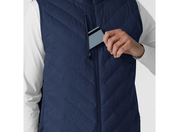 Tynn dunvest for herre Navy XXL 