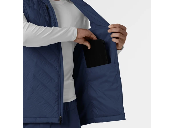 Tynn dunvest for herre Navy XXL 
