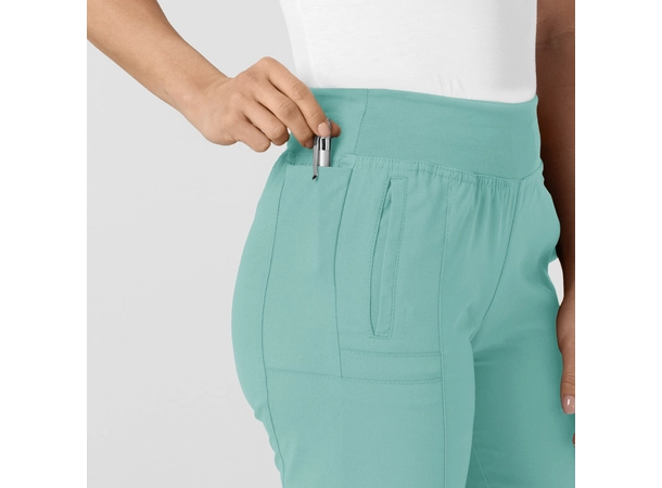 W123 Damebukse med strikk i ben Turquoise 3XL 