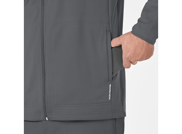 W123 Herrejakke med frontlommer Pewter XXL 