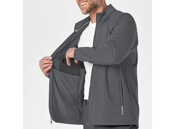 W123 Herrejakke med frontlommer Pewter XXL 