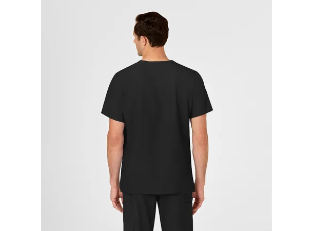 W123 Herretunika med V-hals Black L 