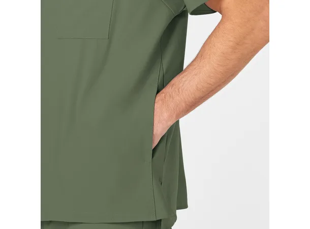 W123 Herretunika med V-hals Olive XS 