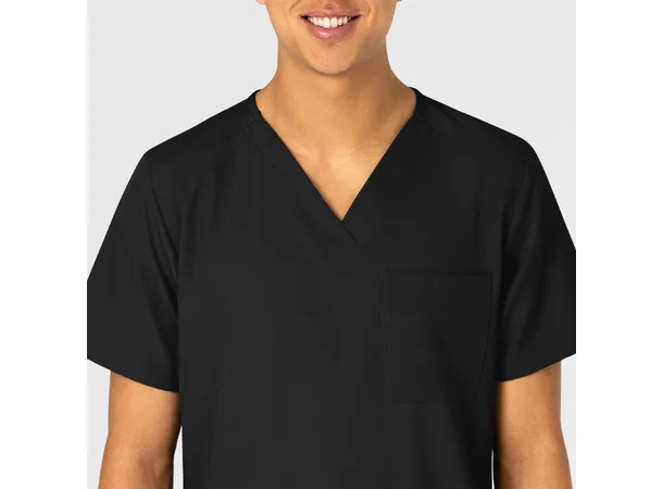 W123 Unisex tunika med 4 lommer Black 3XL 