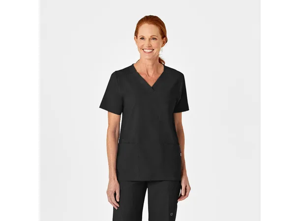 W123 Unisex tunika med 4 lommer Black 3XL 