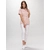 ROZA Dametunika med knapper i front Powder Pink L 