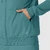 Renew Knit Damejakke med hette Vintage Teal S 
