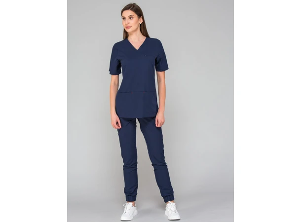 AVA Dametunika med splitt i siden Ink Blue XXL 