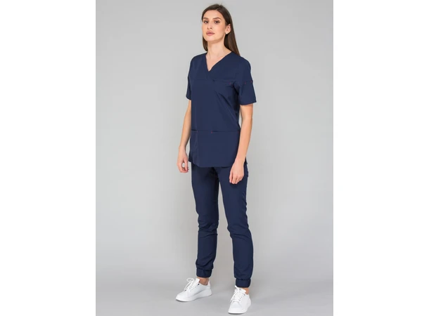 AVA Dametunika med splitt i siden Ink Blue XXL 