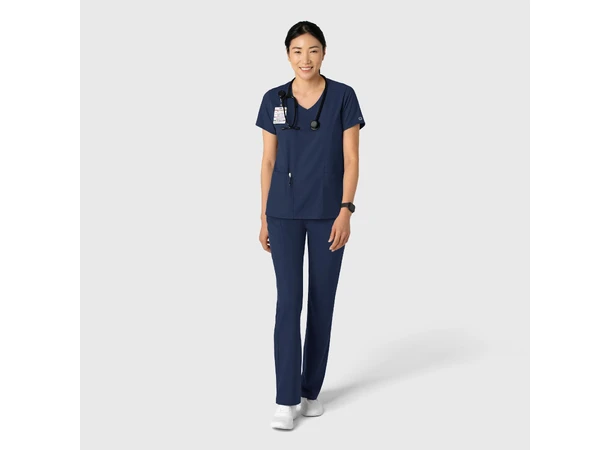 Boundless Dametunika med kurvet V-hals Navy 3XL 