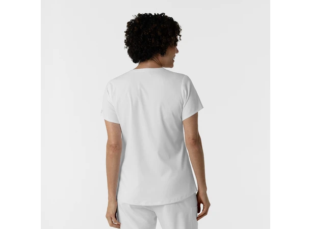 Boundless Dametunika med kurvet V-hals White L 